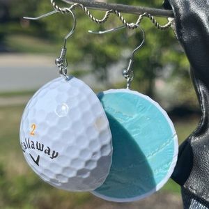 Golf Ball Earrings